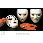 Op deze afbeelding zie je een Accessoires, van het merk Widmann. Beschilderbare Maskers Plastic