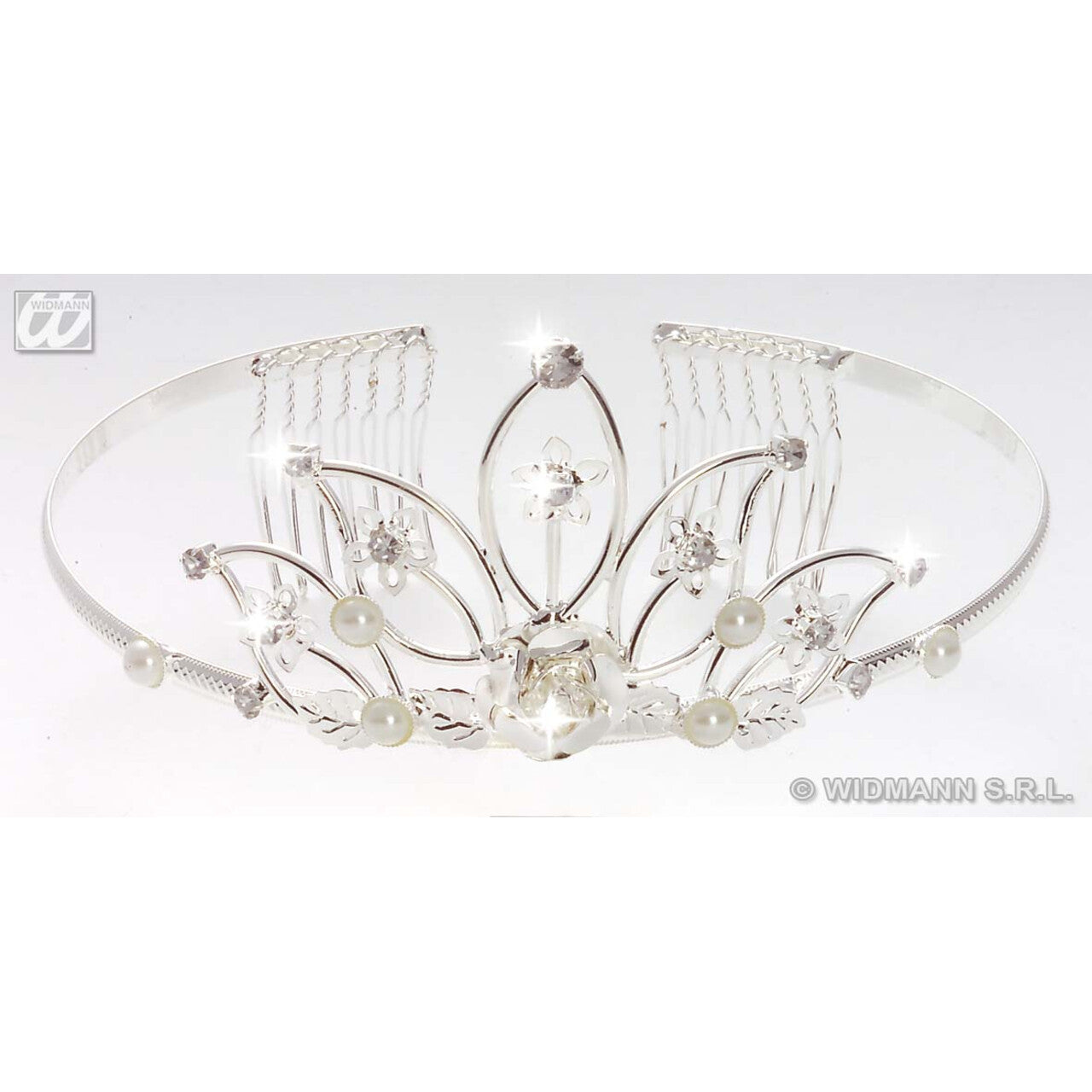 Op deze afbeelding zie je een Accessoires, van het merk Widmann. Diadeem Met Diamanten