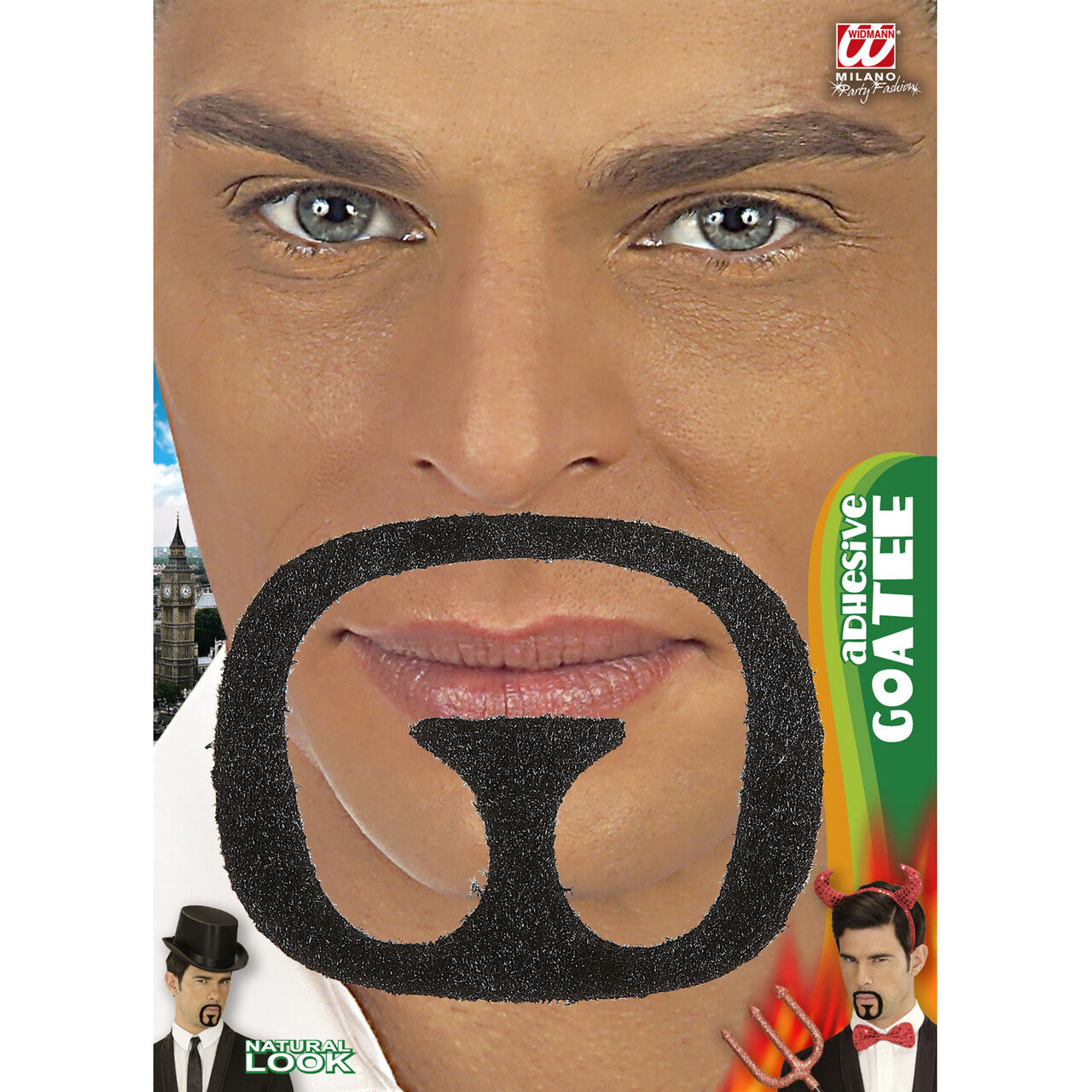 Op deze afbeelding zie je een Accessoires, van het merk Widmann. Foute Goatee Baardje