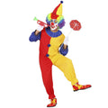 Costume De Clown Joyeux Rouge Et Jaune Homme Costume