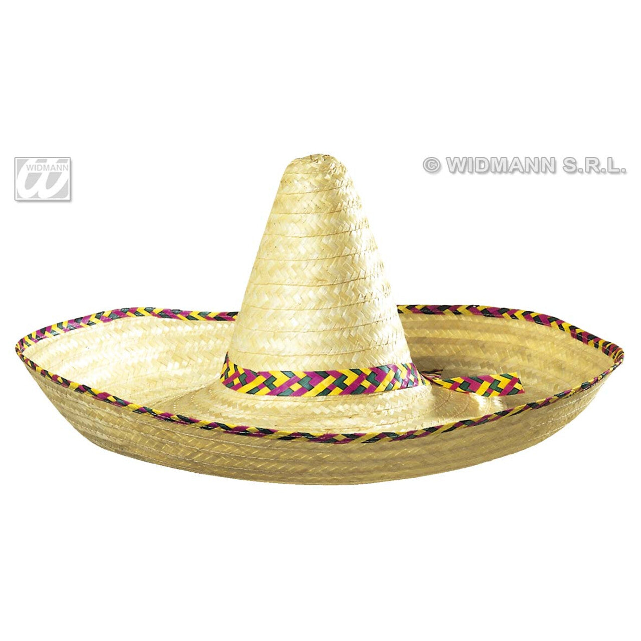 Op deze afbeelding zie je een Accessoires, van het merk Widmann. Grote Sombrero Blanco, 65cm