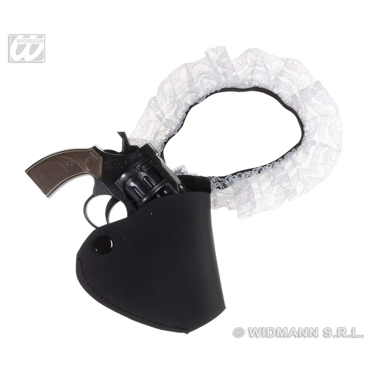Op deze afbeelding zie je een Accessoires, van het merk Widmann. Kousenband Pistool