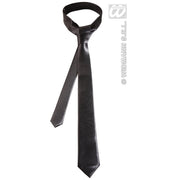 Op deze afbeelding zie je een Accessoires, van het merk Widmann. Satijnen Stropdas Blues Brother, Zwart