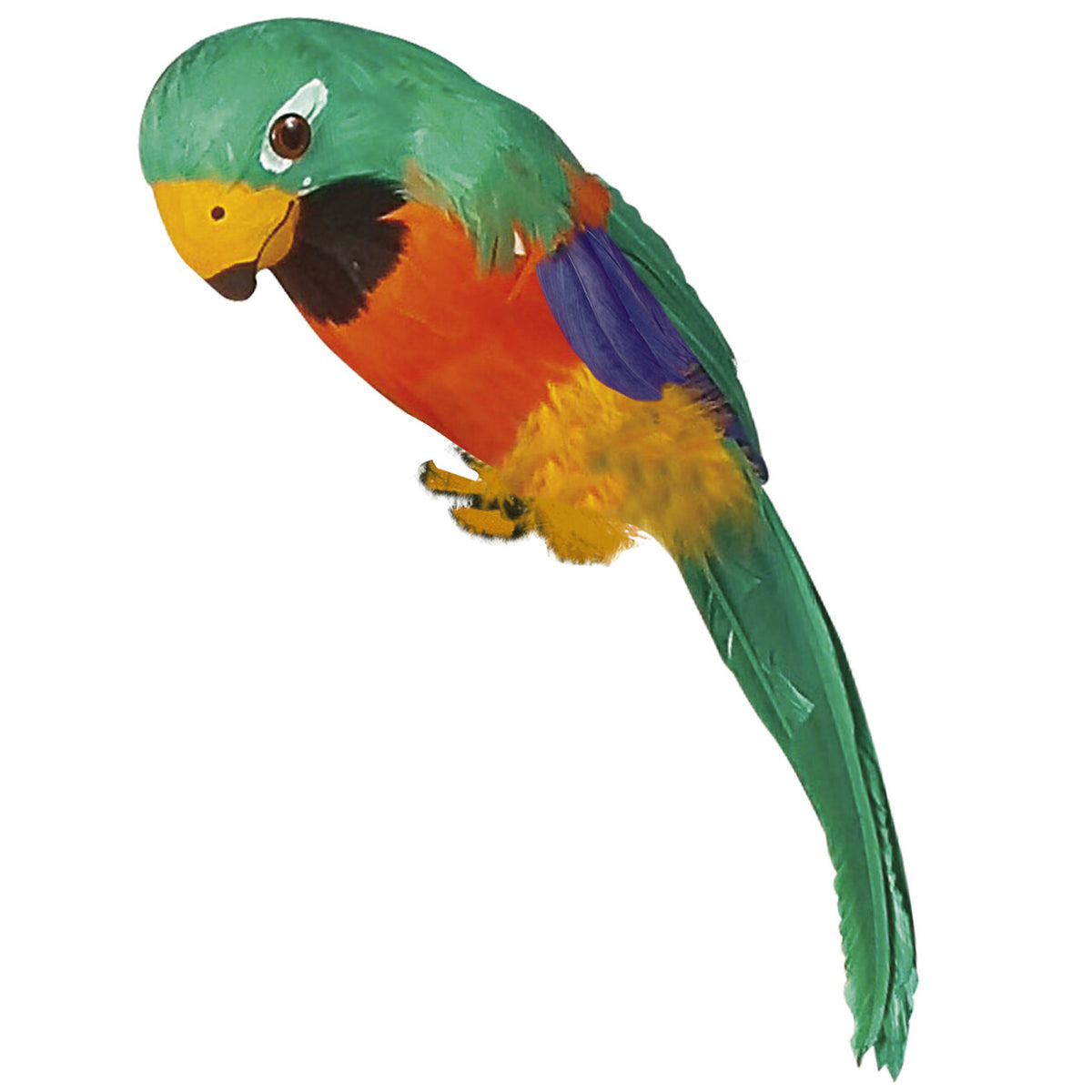 Op deze afbeelding zie je een Decoratie, van het merk Widmann. Mr Parrot Decoratieve Papegaai, Groen