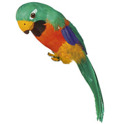 Op deze afbeelding zie je een Decoratie, van het merk Widmann. Mr Parrot Decoratieve Papegaai, Groen