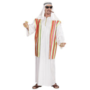 Op deze afbeelding zie je een Kostuums, van het merk Widmann. Sheik Desert Oliesjeik XL Kostuum Man