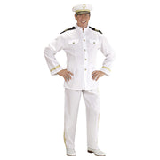 Op deze afbeelding zie je een Kostuums, van het merk Widmann. Kapitein Love Boat Kostuum Man