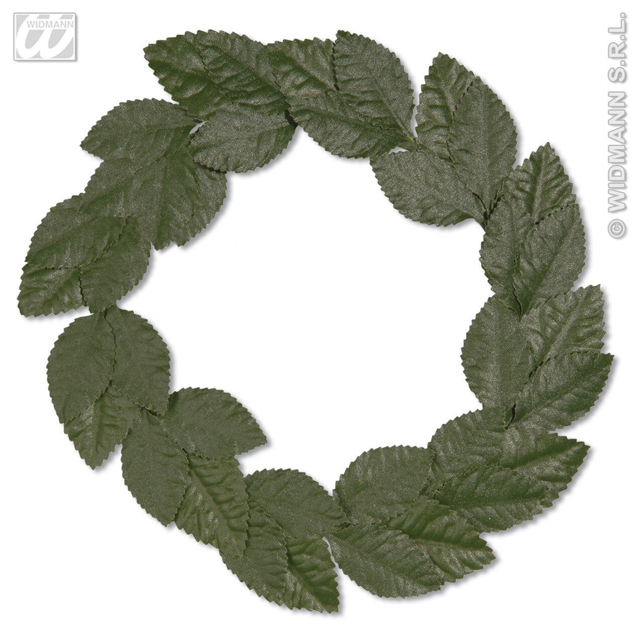 Op deze afbeelding zie je een Accessoires, van het merk Widmann. Lauwerkrans Groen