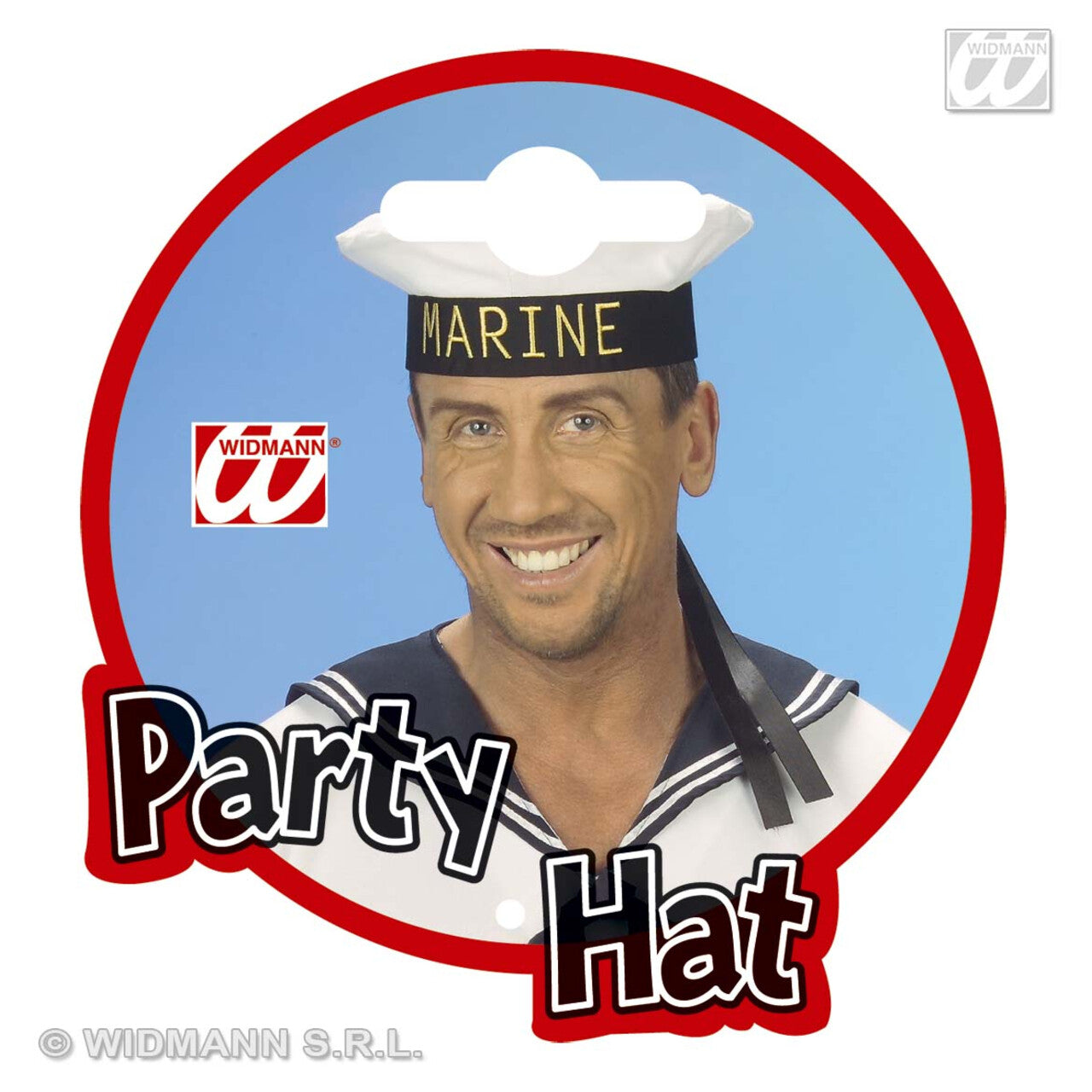 Op deze afbeelding zie je een Accessoires, van het merk Widmann. Matrozenpet