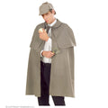 Zware Cape Grijs Met Kraag, 100 Centimeter