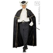 Op deze afbeelding zie je een Accessoires, van het merk Widmann. Venetiaanse Cape Fluweel Gentiluomo Kostuum Man