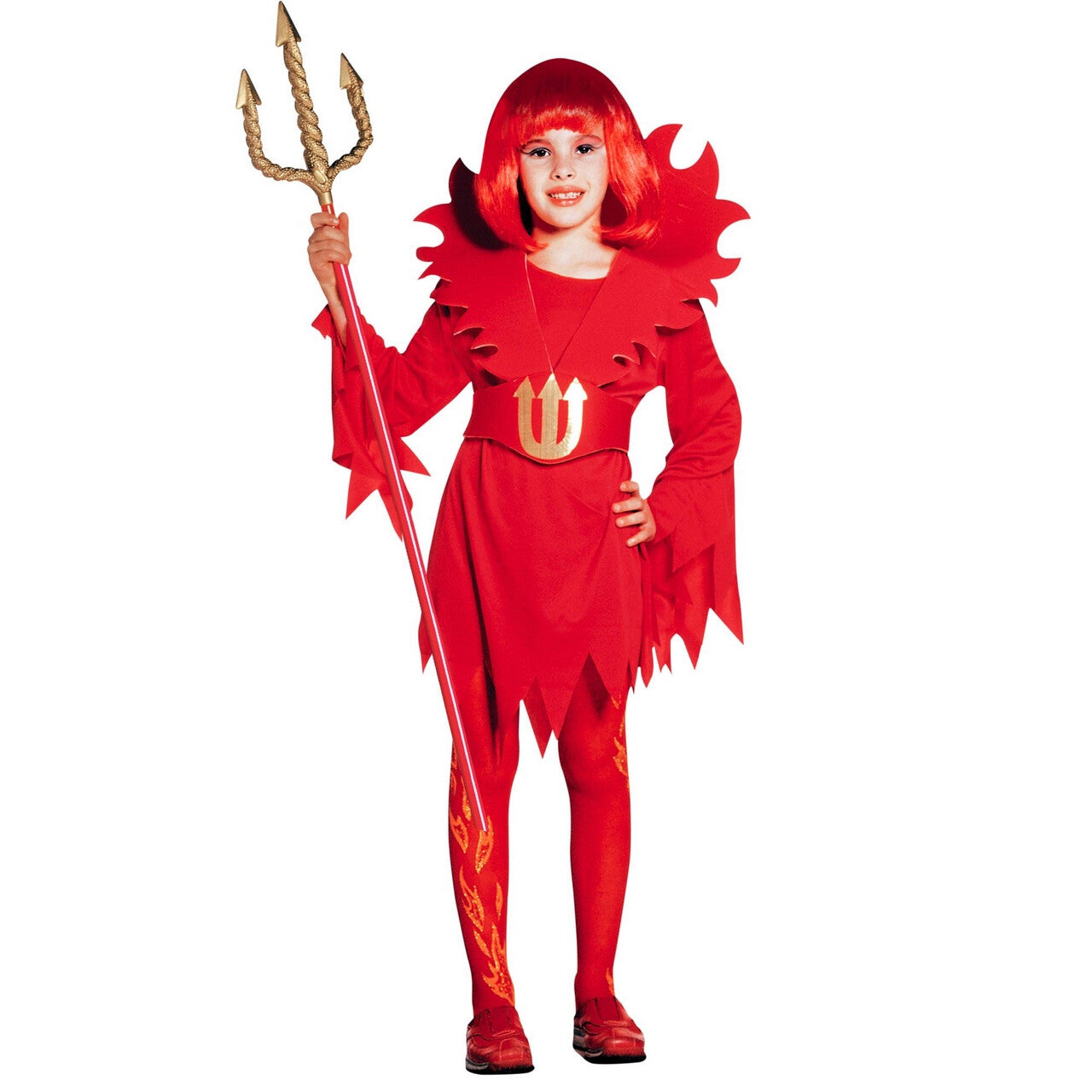 Op deze afbeelding zie je een Kostuums, van het merk Widmann. Kleine Duivelin Red Devil Kostuum Meisje