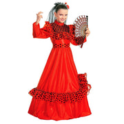 Op deze afbeelding zie je een Kostuums, van het merk Widmann. Spaans Meisje Ballerina Kostuum
