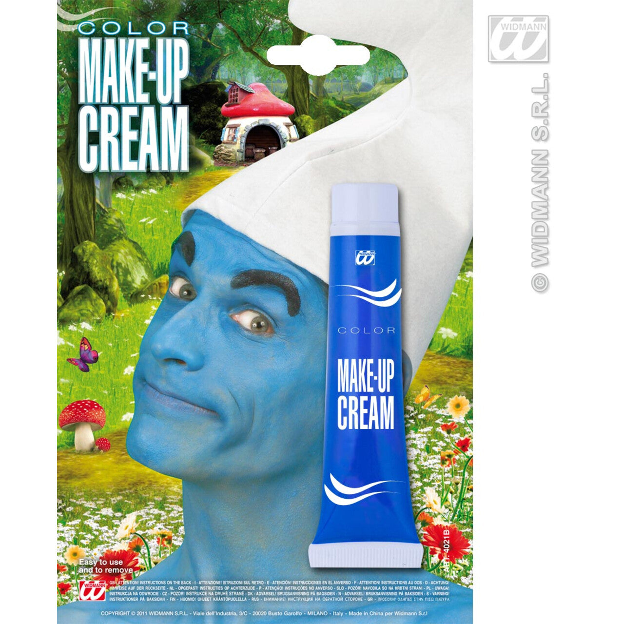 Op deze afbeelding zie je een Accessoires, van het merk Widmann. Tube Make-Up, Blauw