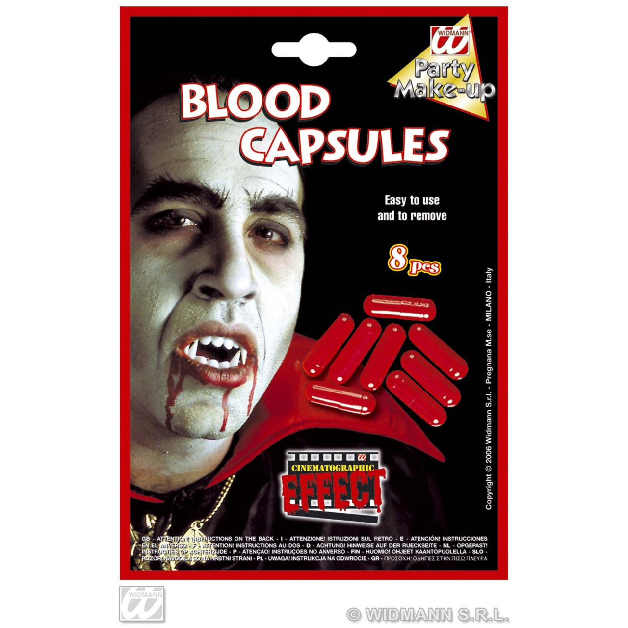 Op deze afbeelding zie je een Accessoires, van het merk Widmann. Bloed Capsules