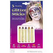 Op deze afbeelding zie je een Accessoires, van het merk Widmann. 5 Glitter Sticks Set