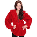 Chemise Pirate Femme Rouge