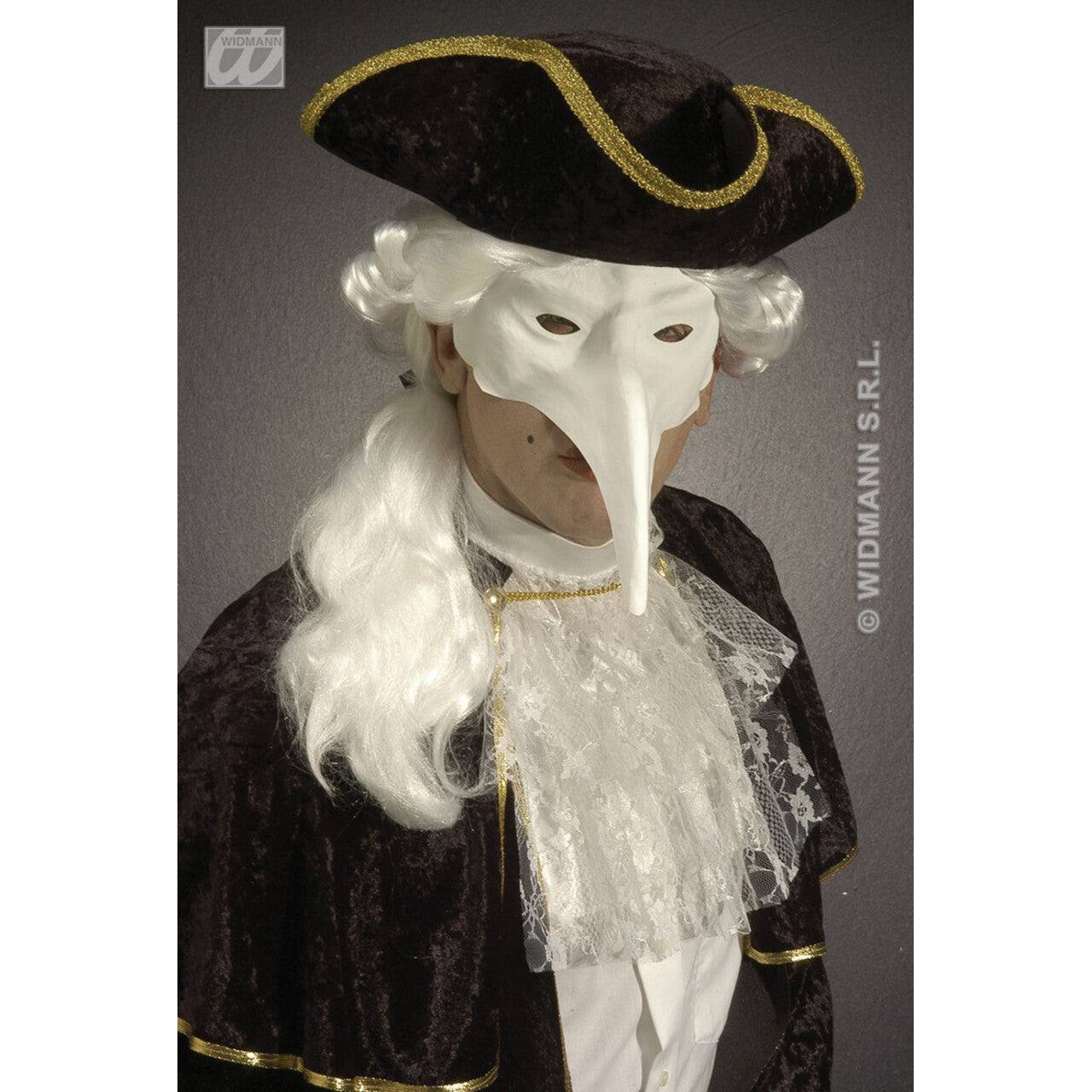 Op deze afbeelding zie je een Accessoires, van het merk Widmann. Beschilderbaar Venetie Masker