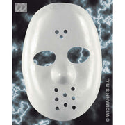 Op deze afbeelding zie je een Accessoires, van het merk Widmann. Hockey Masker Wit
