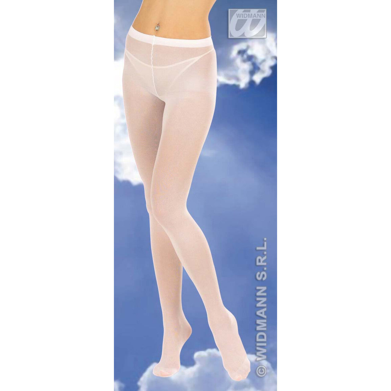 Op deze afbeelding zie je een Accessoires, van het merk Widmann. Panty, Wit