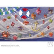 Op deze afbeelding zie je een Decoratie, van het merk Widmann. Vissersnet 6x2 Meter