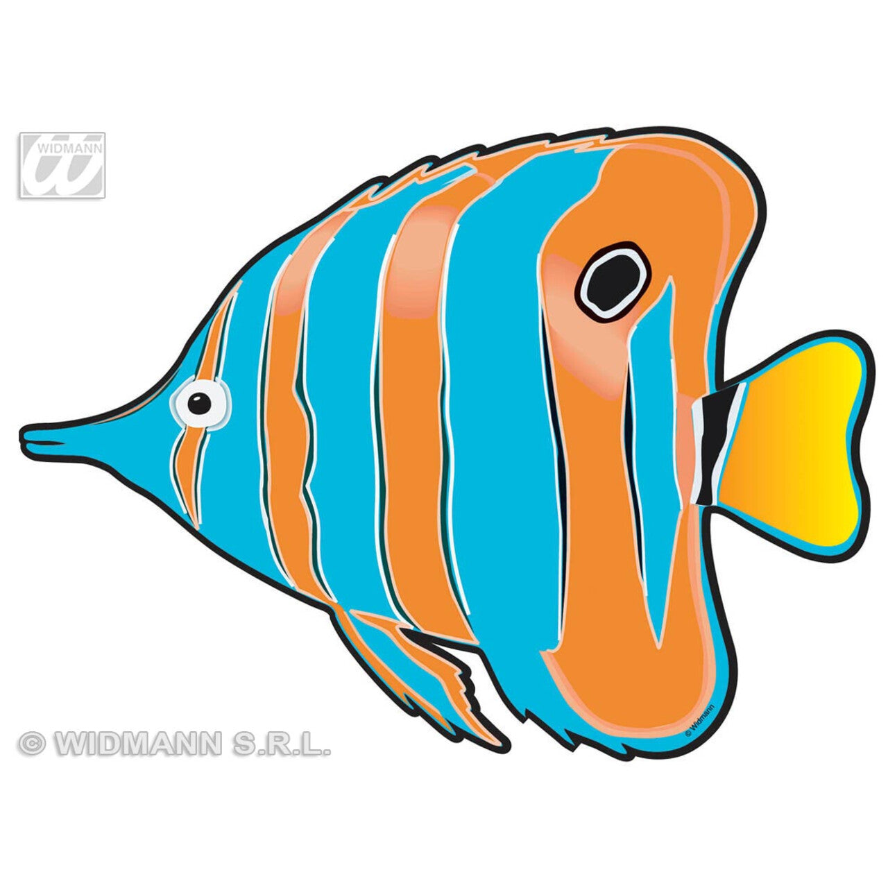 Op deze afbeelding zie je een Decoratie, van het merk Widmann. 8 Decoraties Marine