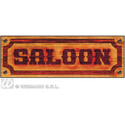 Op deze afbeelding zie je een Decoratie, van het merk Widmann. Bord Saloon