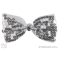 Nœud Papillon à Paillettes Argenté