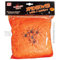 Toile Daraignée Rouge 100g Avec 5 Araignées