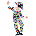 Costume De Luxe Harlequin Enfant Garçon Costume
