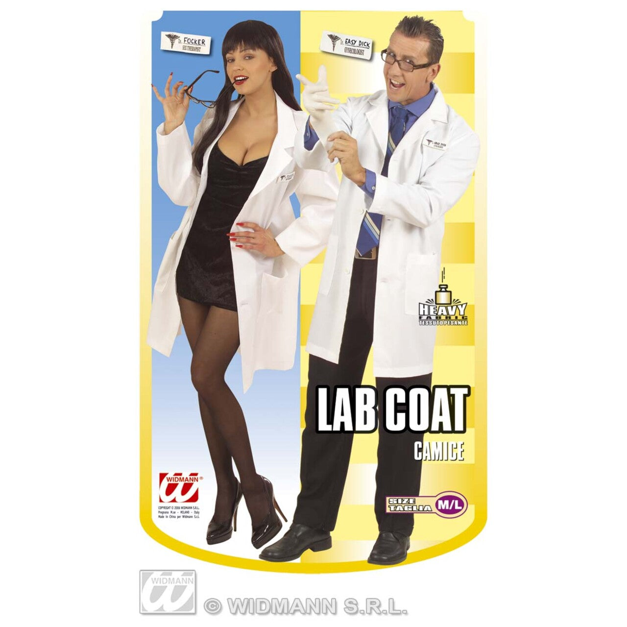 Op deze afbeelding zie je een Kostuums, van het merk Widmann. Labjas Sex Therapeut Kostuum