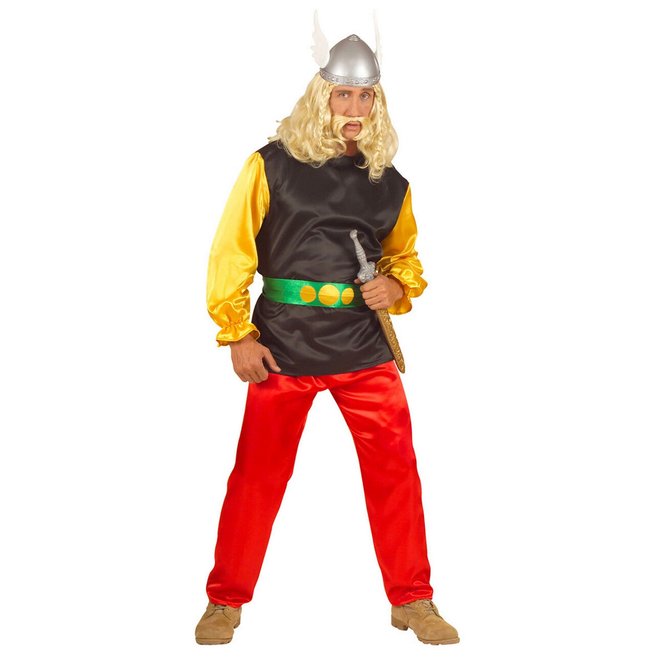 Op deze afbeelding zie je een Kostuums, van het merk Widmann. Asterix De Gallier Kostuum Man