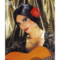 Spanische Carmen-Perücke Mit Blüte