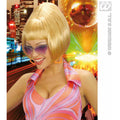 Perruque Party Girl Années 70 Blond