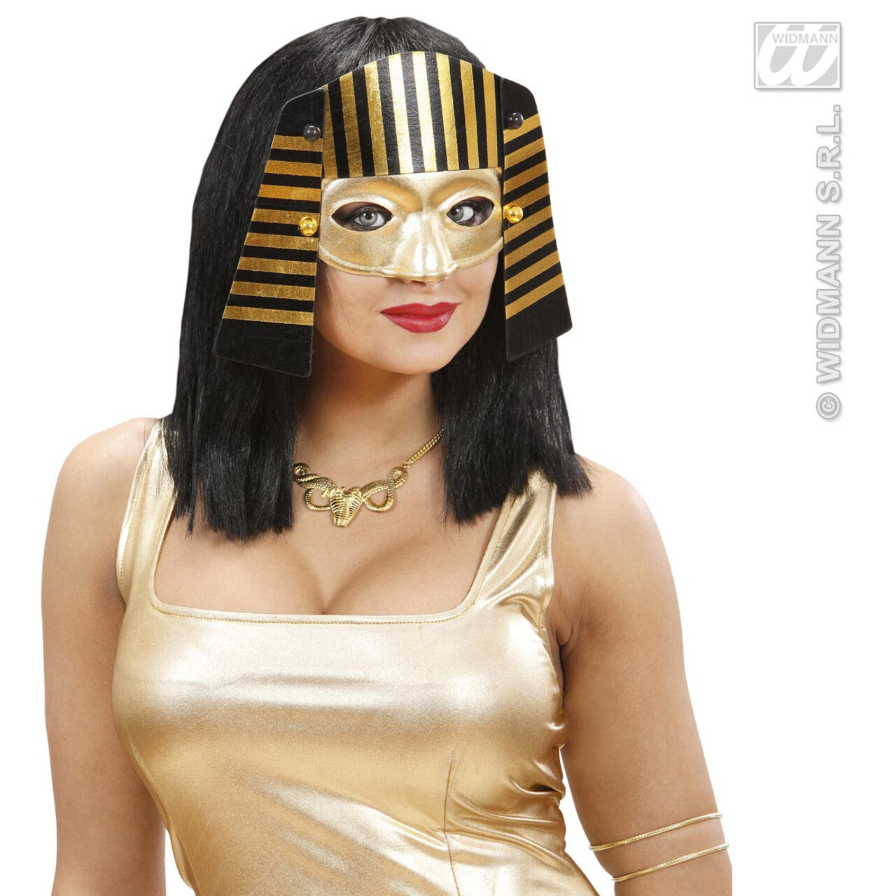 Op deze afbeelding zie je een Accessoires, van het merk Widmann. Oogmasker, Farao