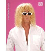 Op deze afbeelding zie je een Accessoires, van het merk Widmann. Bril, Zanger Wit