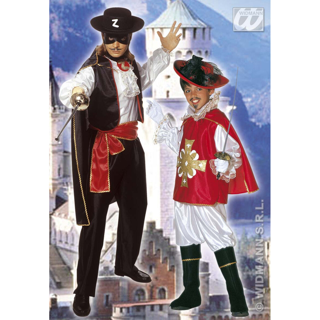 Op deze afbeelding zie je een Accessoires, van het merk Widmann. Zwaard Ridder 57 Centimeter