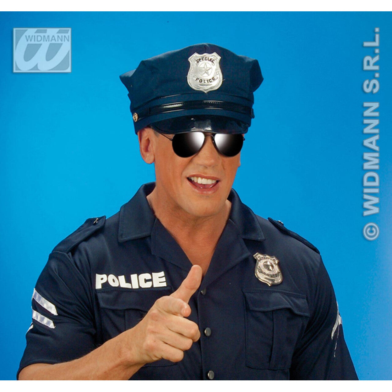 Op deze afbeelding zie je een Accessoires, van het merk Widmann. Bril Politie