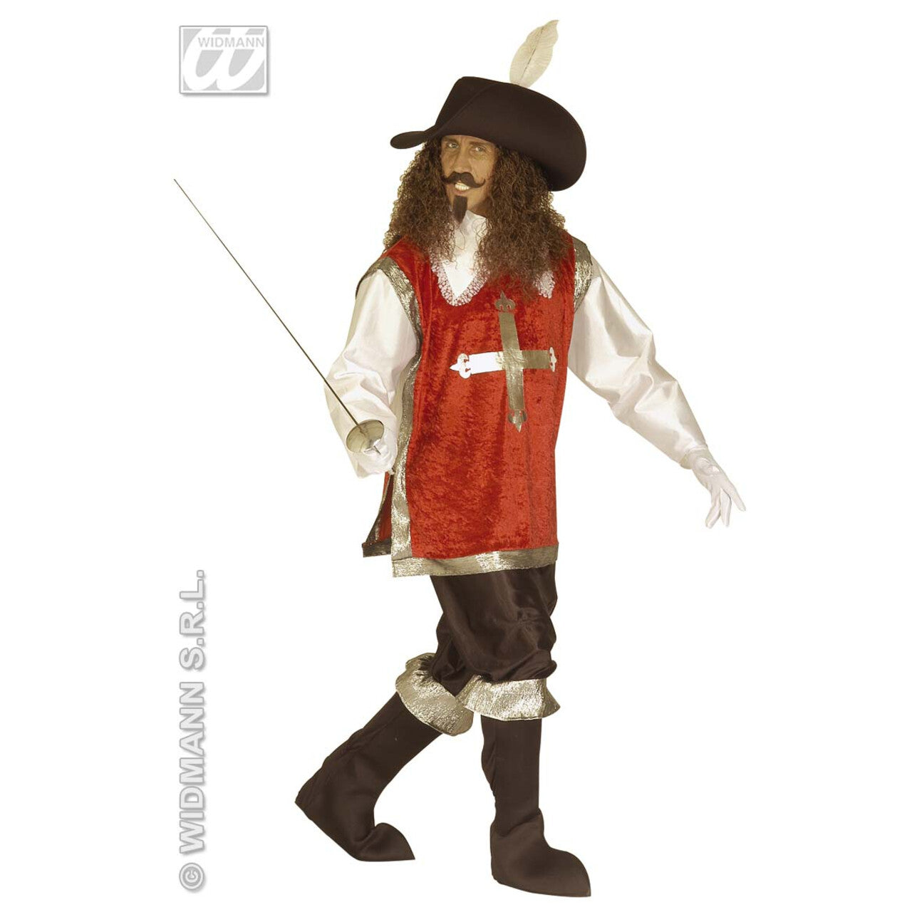 Op deze afbeelding zie je een Accessoires, van het merk Widmann. Musketierszwaard