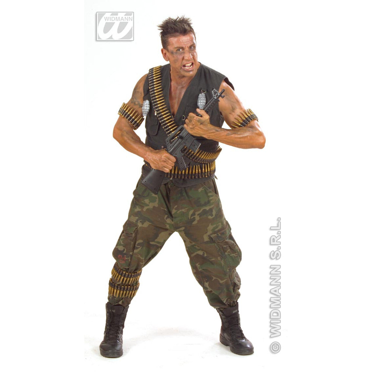 Op deze afbeelding zie je een Accessoires, van het merk Widmann. M16 Aanvalsgeweer