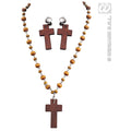 Chapelet Avec Boucles Doreilles Croix
