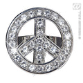 Bague Peace And Love Strass