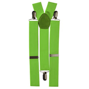 Op deze afbeelding zie je een Accessoires, van het merk Widmann. Klassieke Bretels, Neon Groen