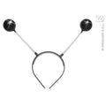 Serre-Tête Avec Antennes Noir Pailleté