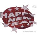 Happy New Year Laserdecoratie Rood