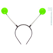 Op deze afbeelding zie je een Accessoires, van het merk Widmann. Hoofdband Met Groene Antennes