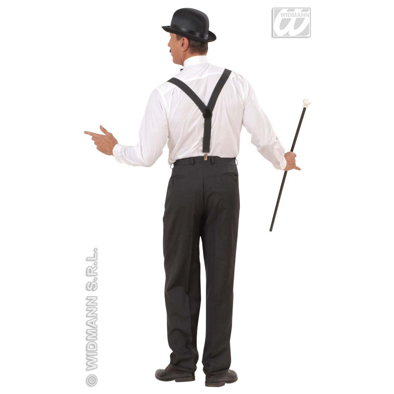 Op deze afbeelding zie je een Accessoires, van het merk Widmann. Bretel, Zwart