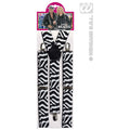 Riem Zebra Zwart / Wit