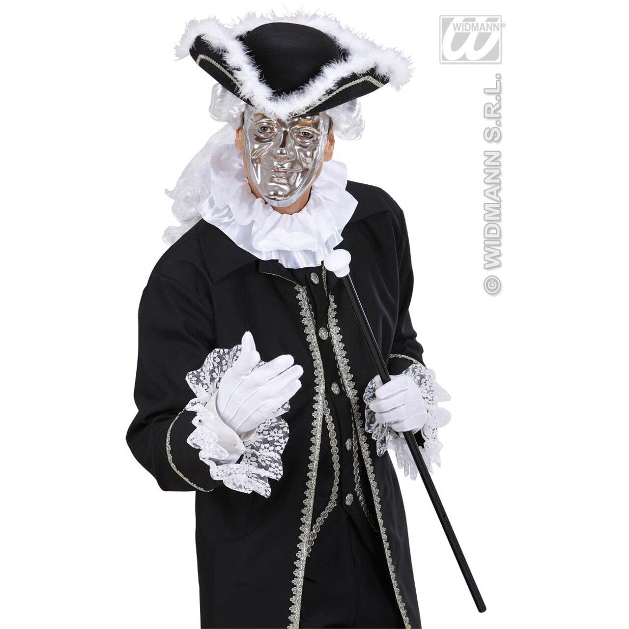 Op deze afbeelding zie je een Accessoires, van het merk Widmann. Choker Satijn