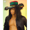 Funky Rasta Hut Mit Plüschkante